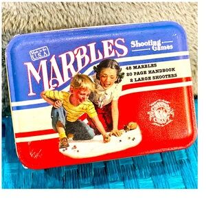 Channel Craft Toy Tin Marbles Game New never opened Made in USA
